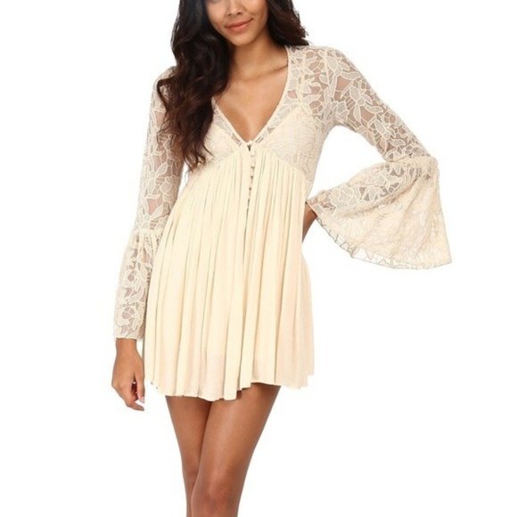 Free People Dresses & Skirts - Free People With Love From India Lace Dress